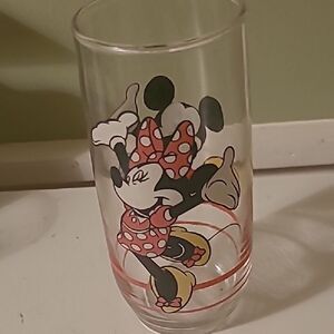 Minnie Mouse Glass Tumbler